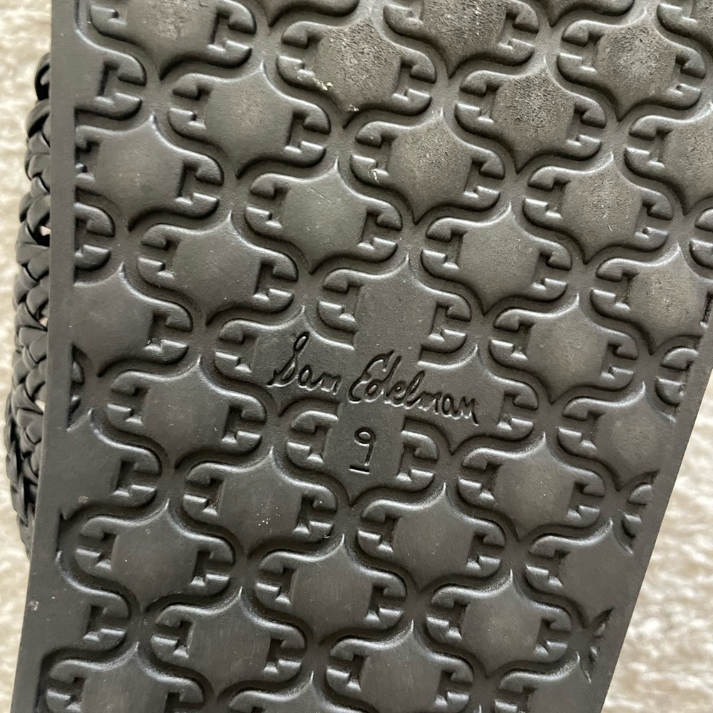 Sam Edelman Black Braided Sandals - Picture 4 of 7